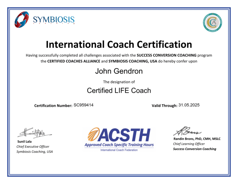 Life Coach Certificate
